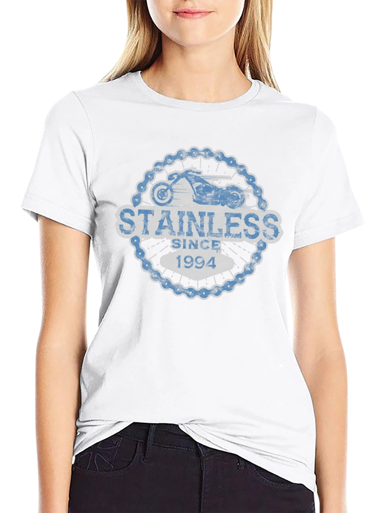 Stainless Since 1994 Motorcycle T-Shirt