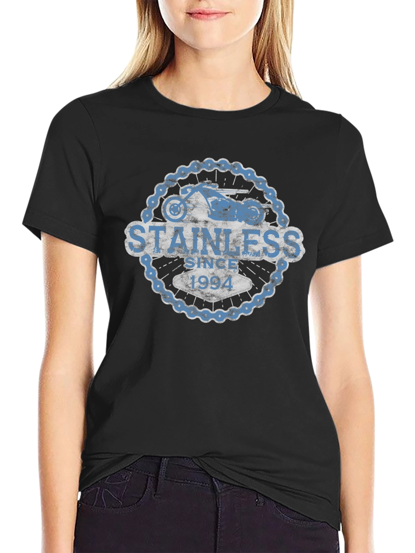 Stainless Since 1994 Motorcycle T-Shirt