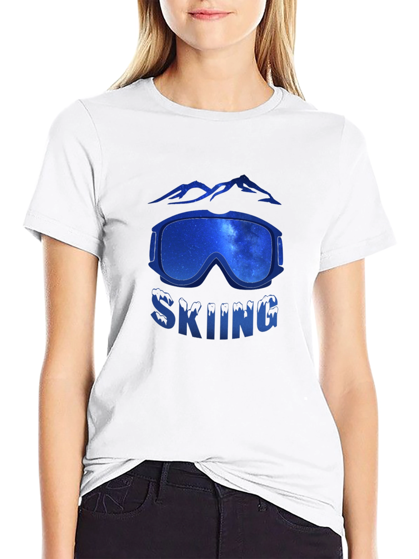 Skiing Goggles Graphic Tee - Unisex Stylish Design