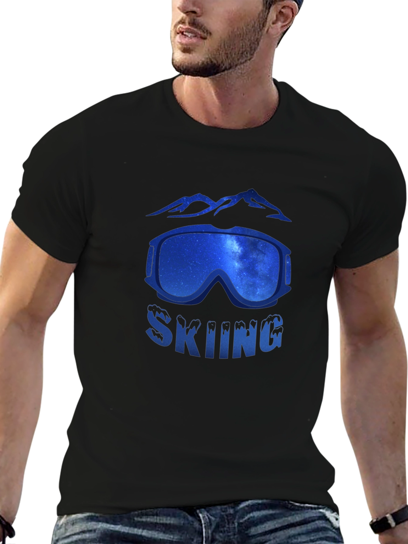 Skiing Goggles Graphic Tee - Unisex Stylish Design