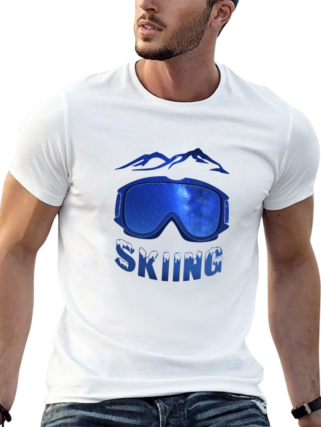 Skiing Goggles Graphic Tee - Unisex Stylish Design
