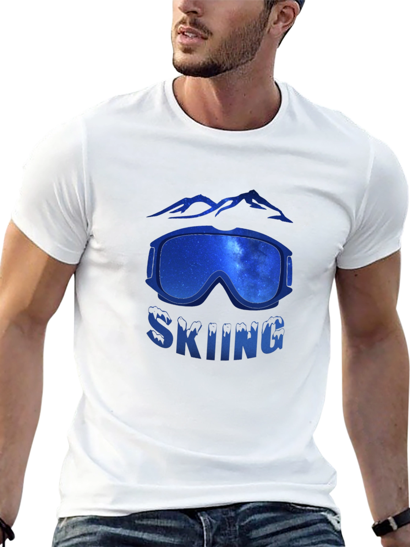 Skiing Goggles Graphic Tee - Unisex Stylish Design