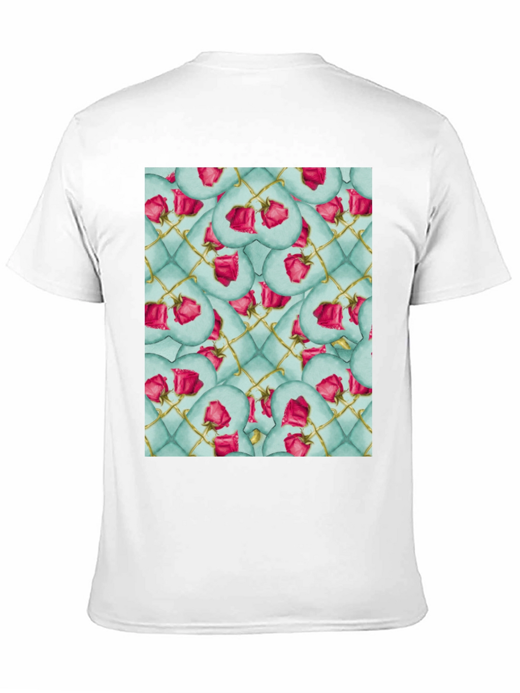 Rose Heart Quilted Pattern Tee