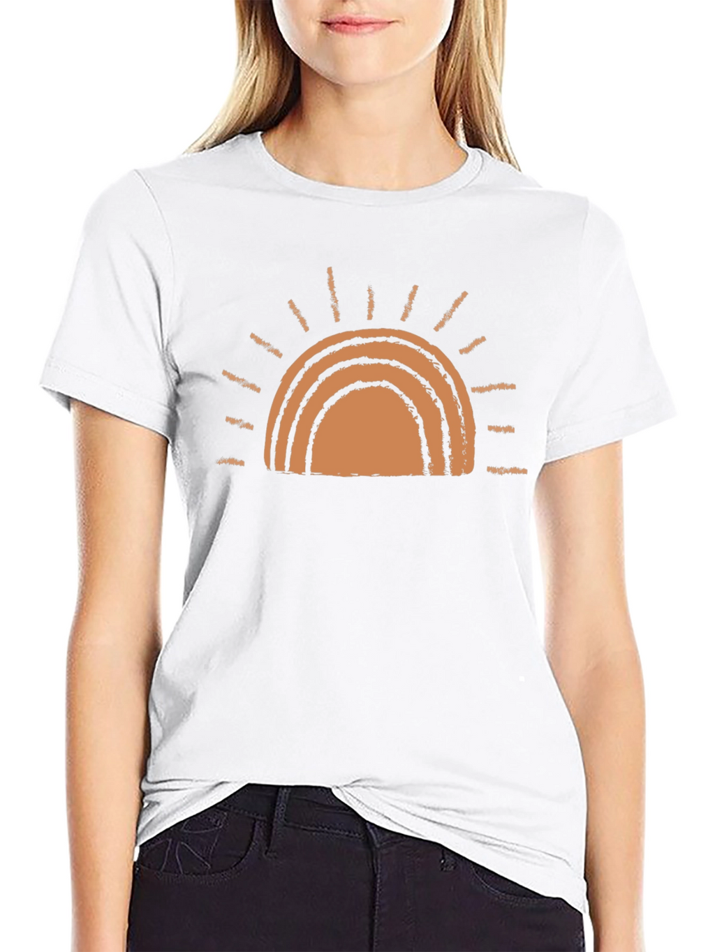 Retro Sunset Graphic Tee - Soft Cotton Blend