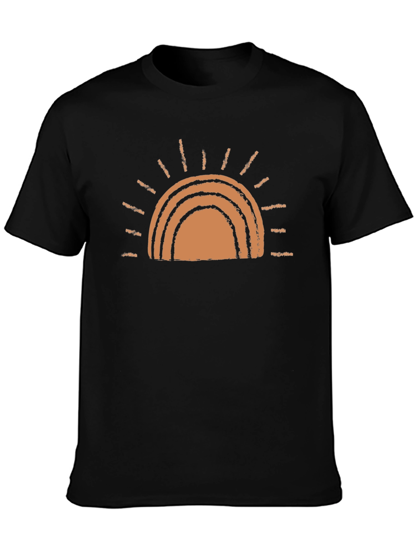 Retro Sunset Graphic Tee - Soft Cotton Blend