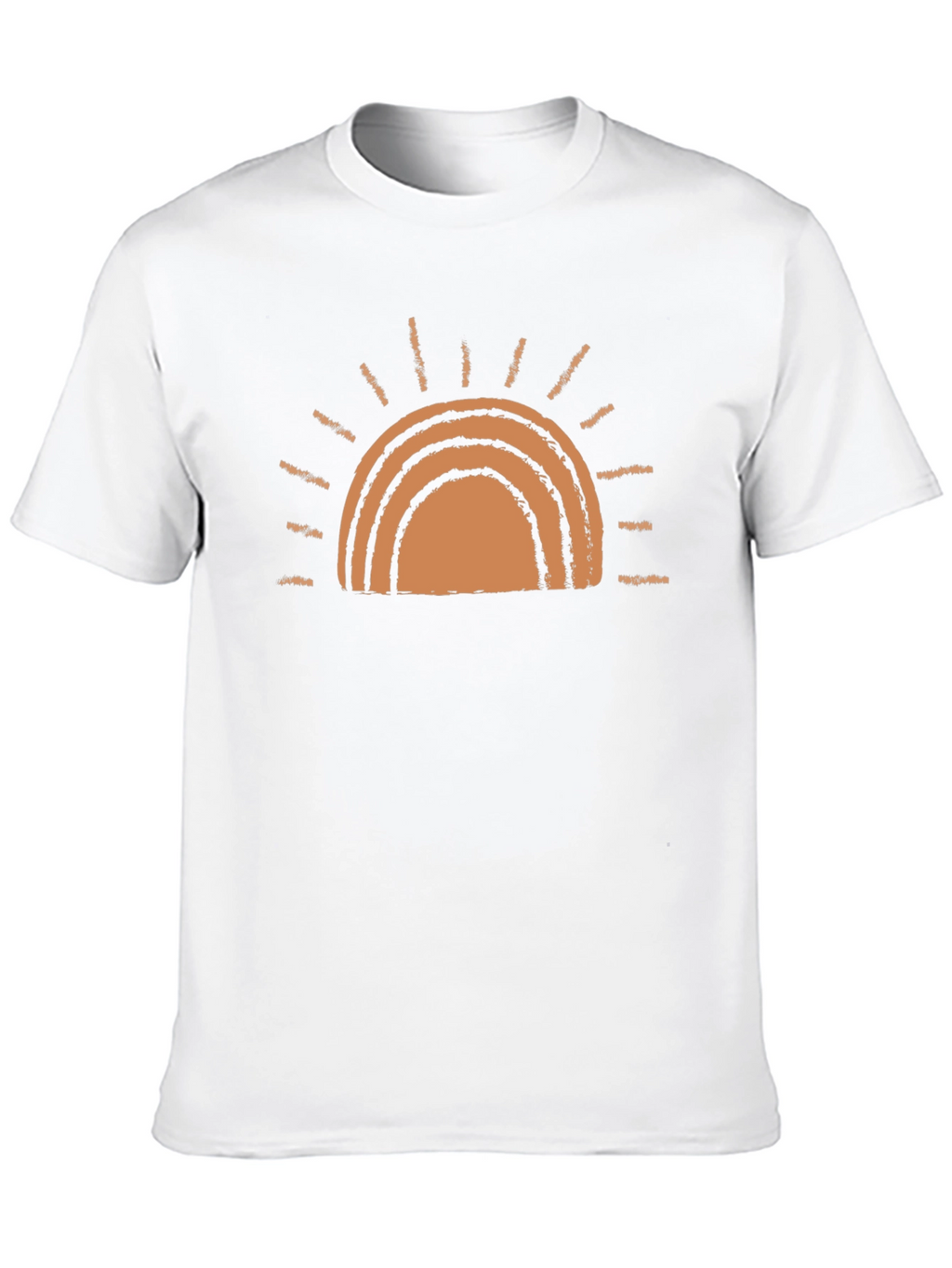 Retro Sunset Graphic Tee - Soft Cotton Blend