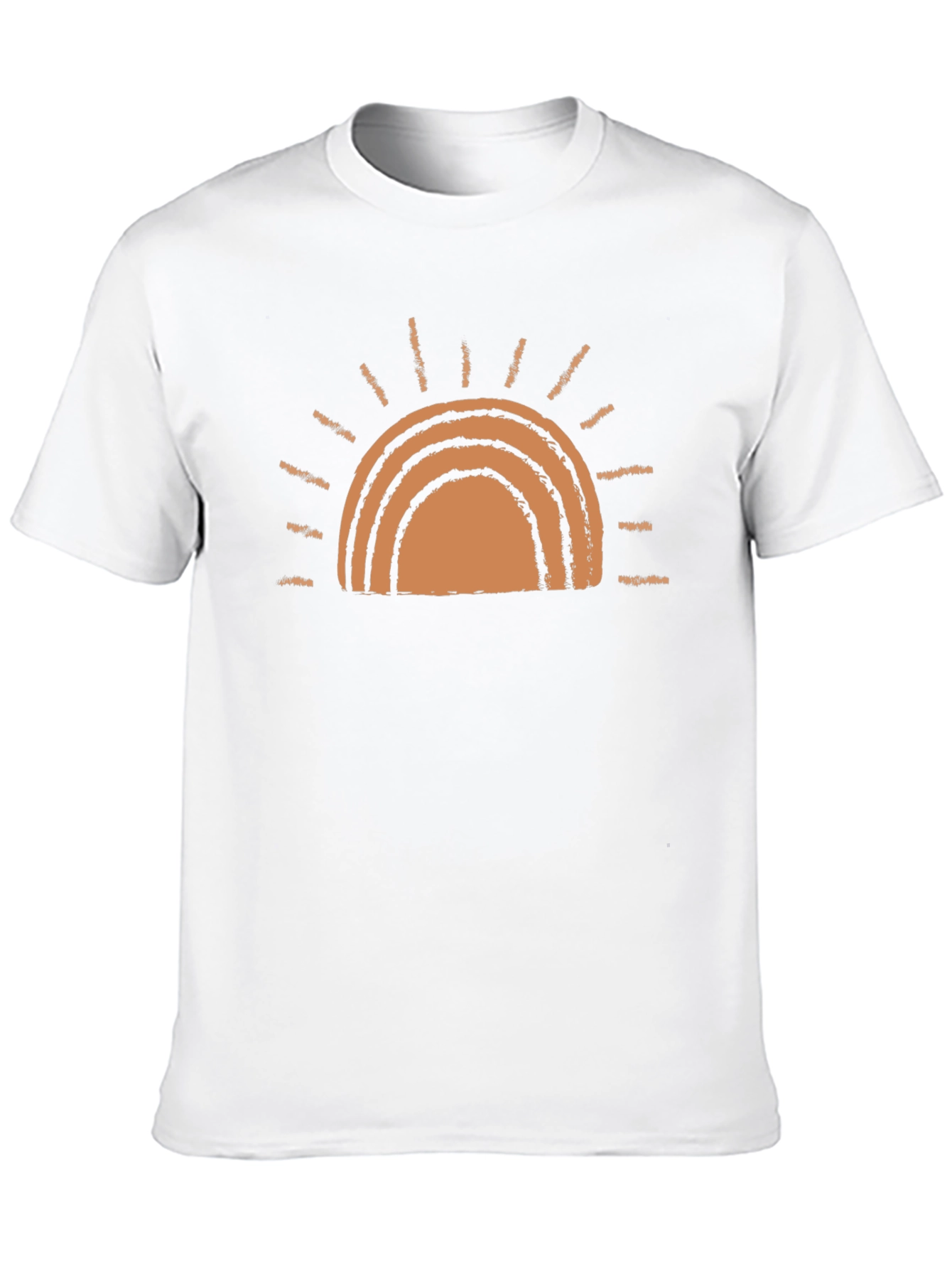 Retro Sunset Graphic Tee - Soft Cotton Blend