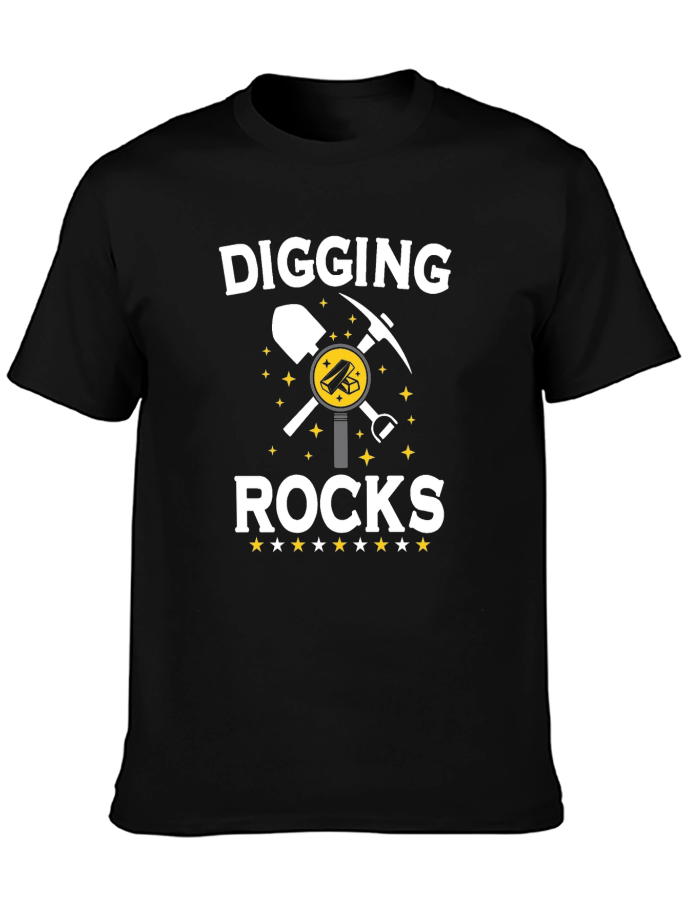 Digging Rocks T-Shirt: Miners Graphic Tee