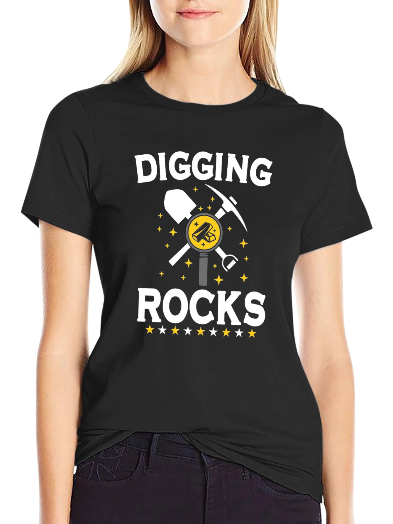 Digging Rocks T-Shirt: Miners Graphic Tee