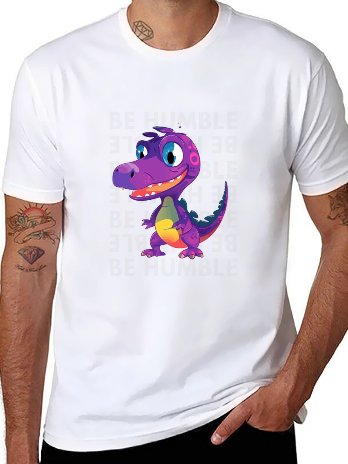 Dino T-Shirt - Fun Cartoon Reptile Design