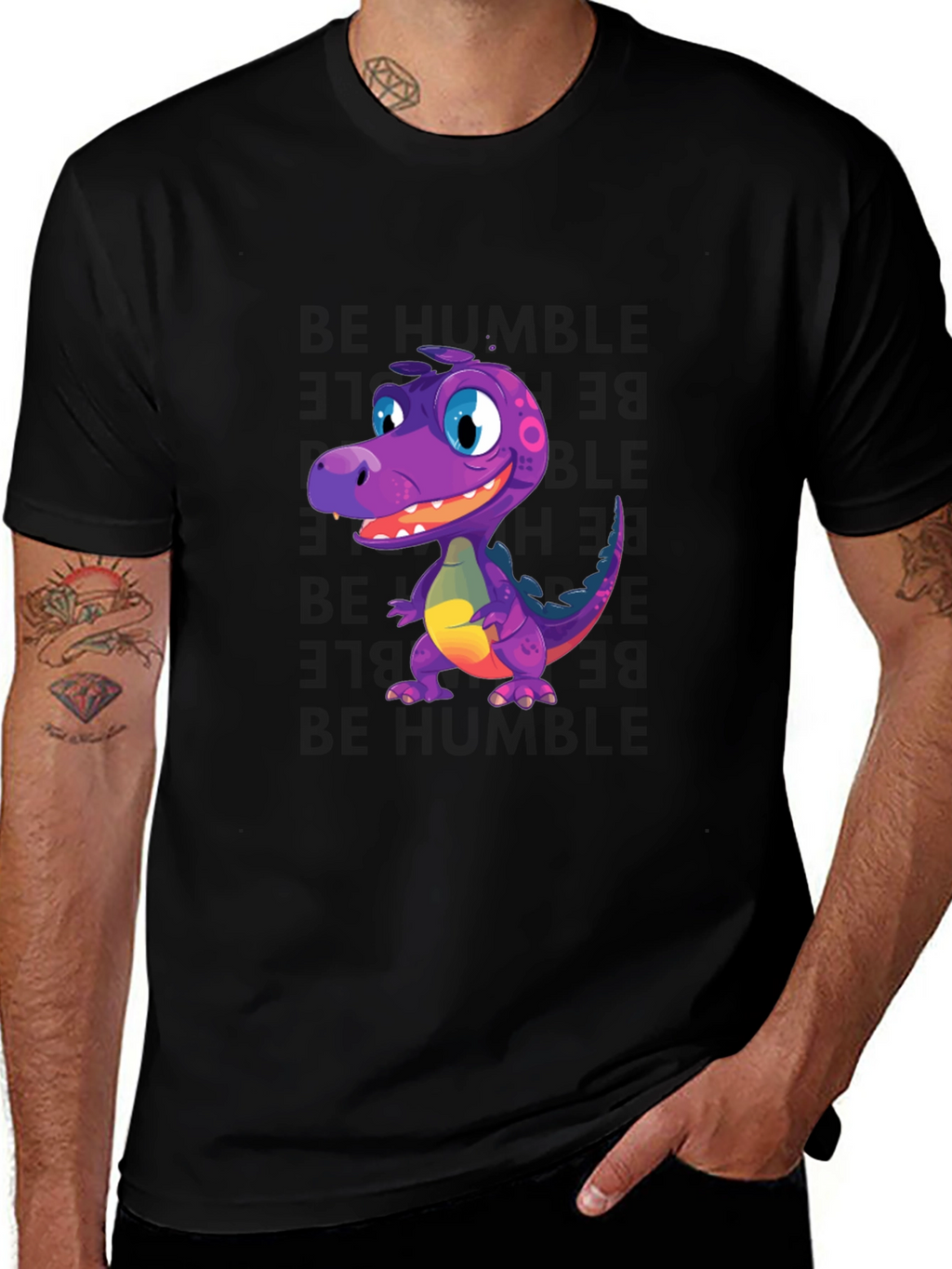 Dino T-Shirt - Fun Cartoon Reptile Design