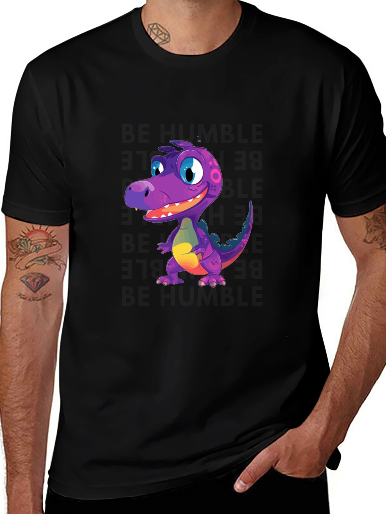 Dino T-Shirt - Fun Cartoon Reptile Design