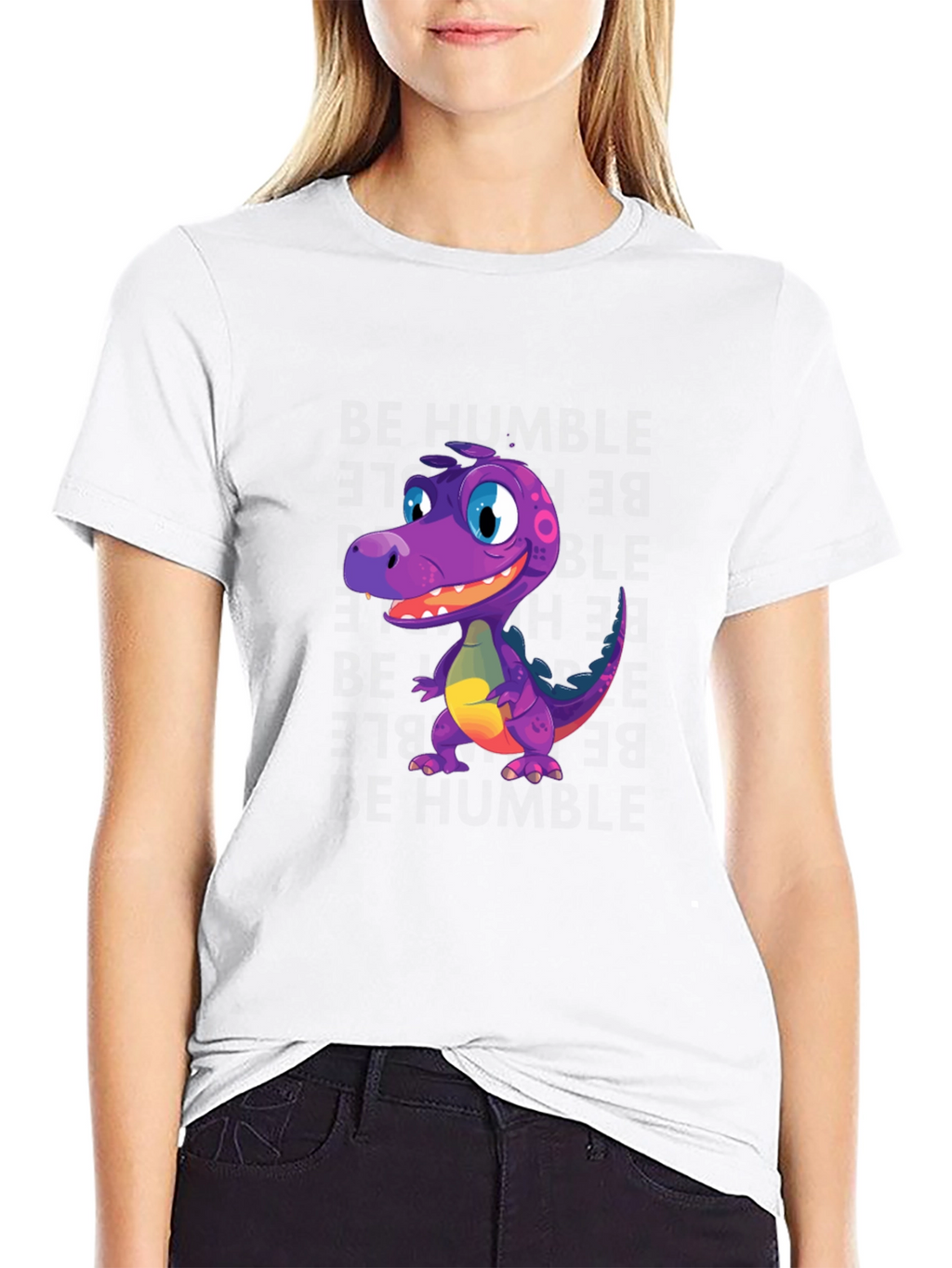 Dino T-Shirt - Fun Cartoon Reptile Design