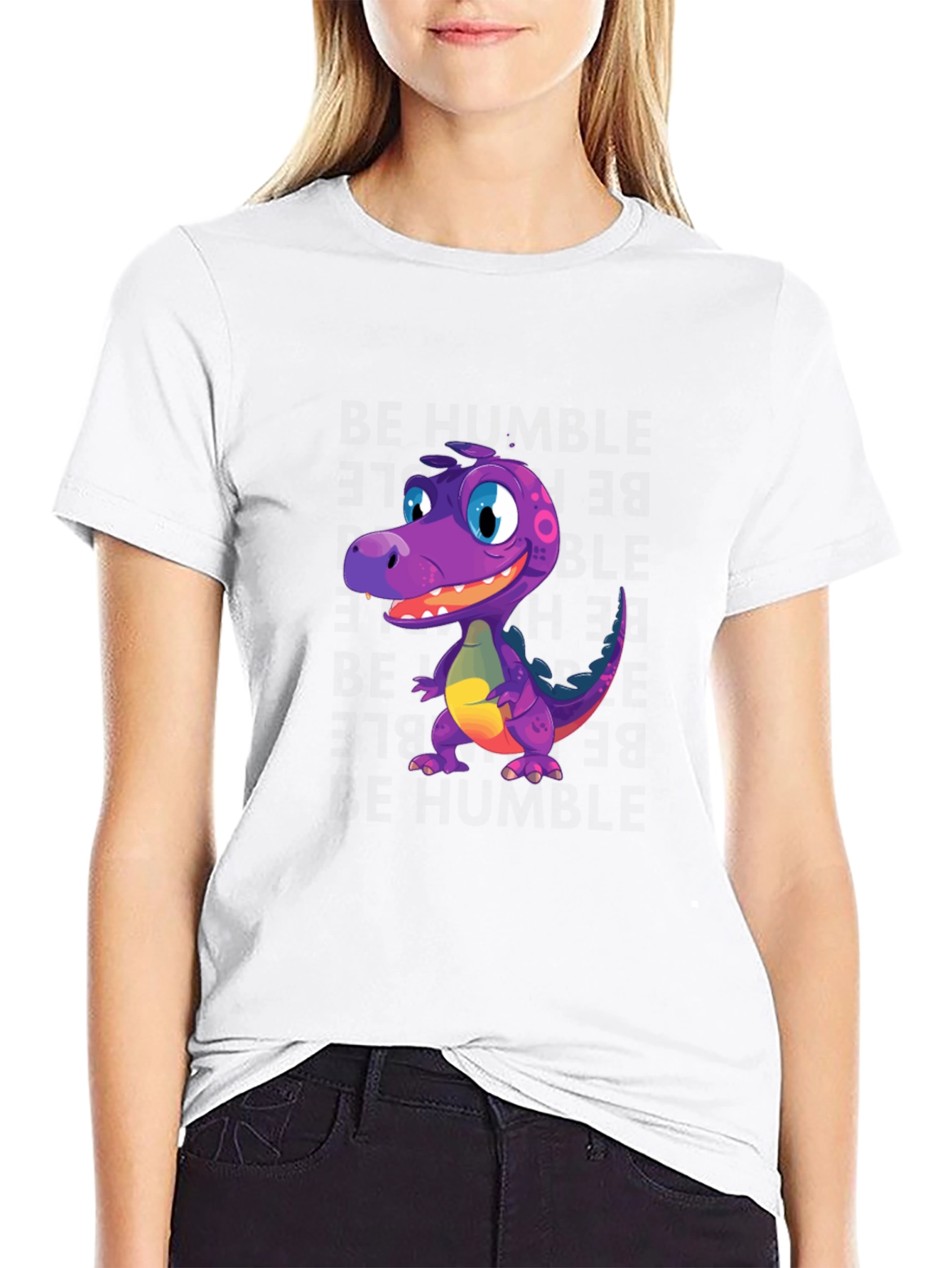Dino T-Shirt - Fun Cartoon Reptile Design