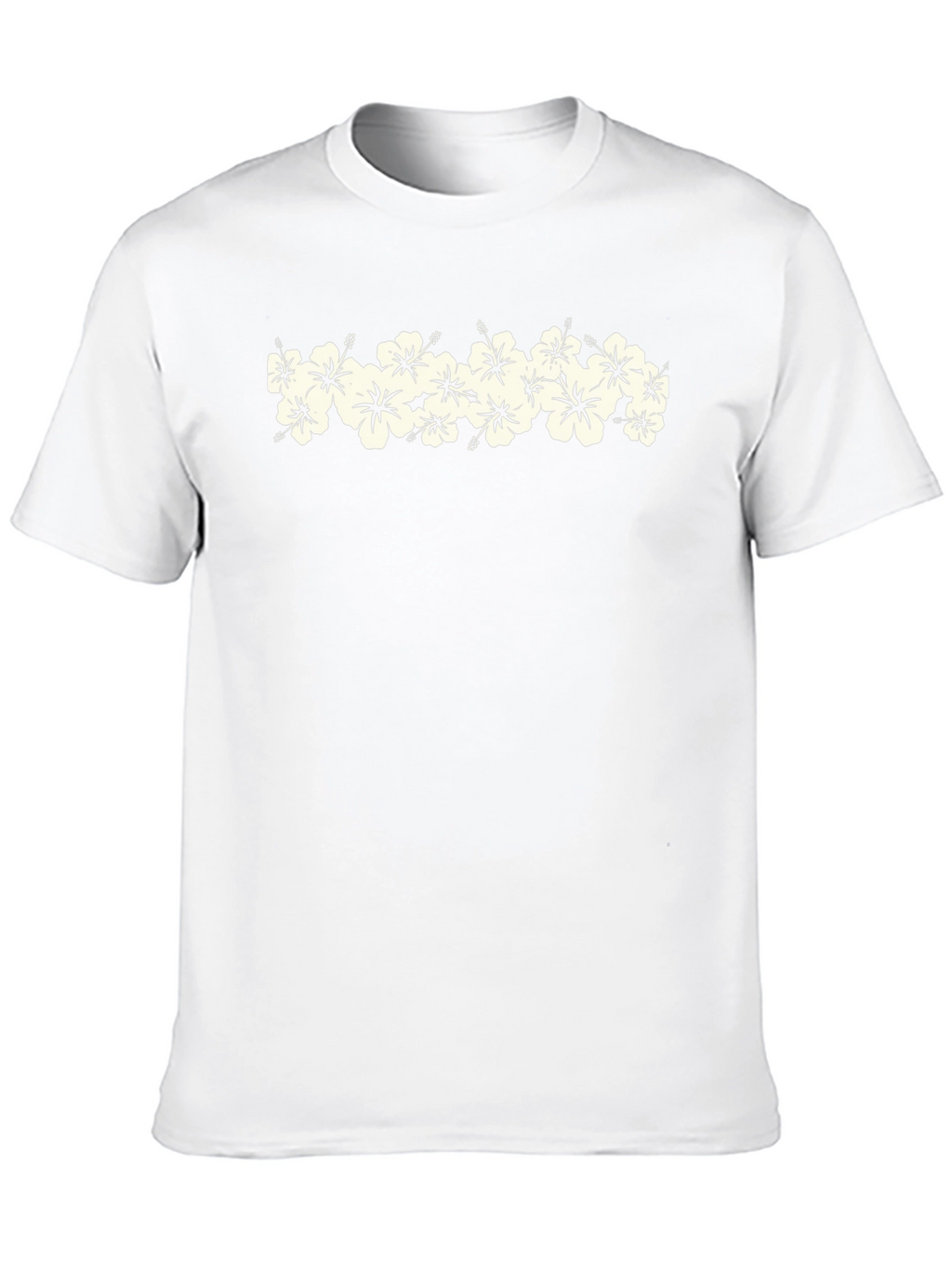 Floral Hibiscus Graphic Black T-Shirt