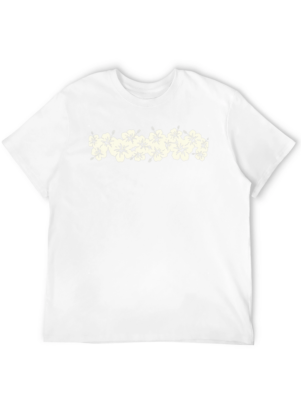 Floral Hibiscus Graphic Black T-Shirt