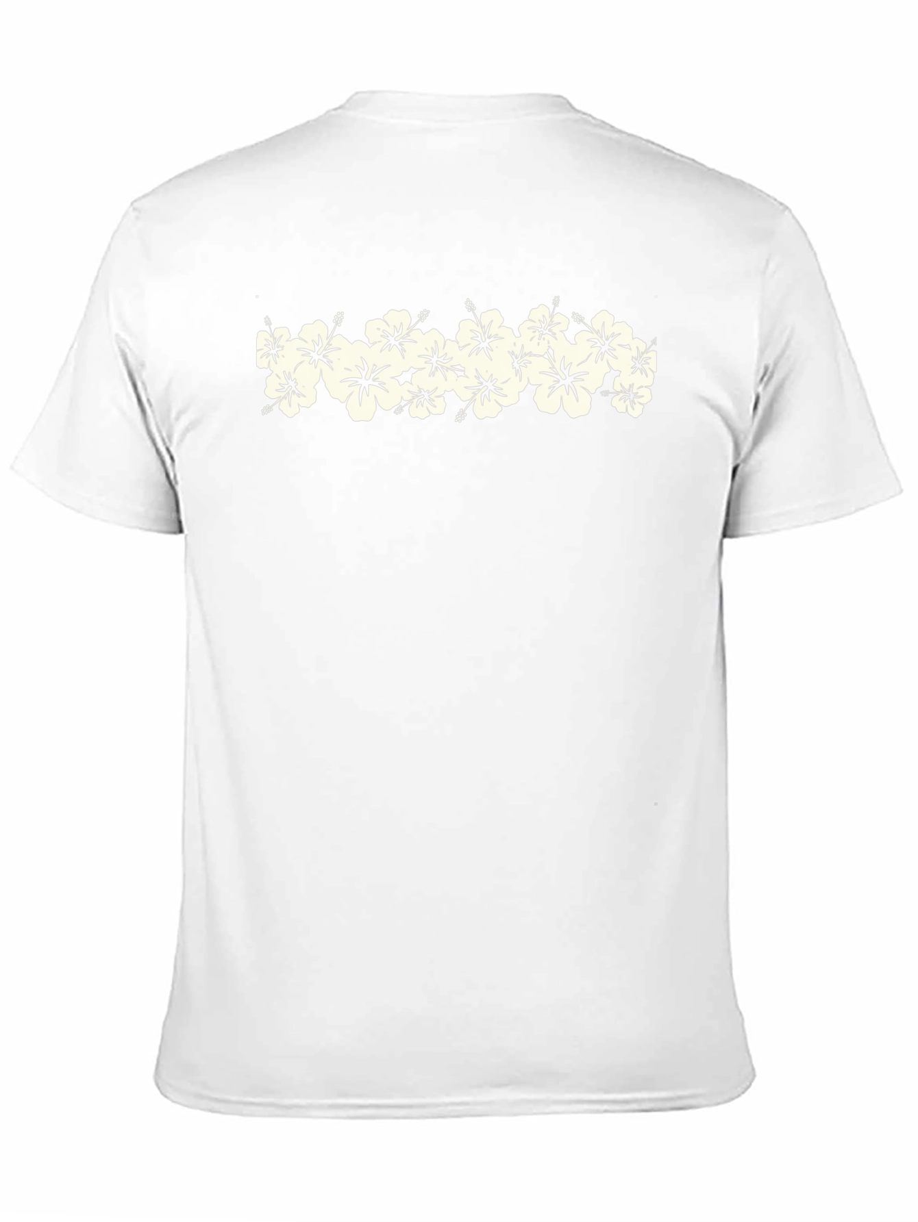Floral Hibiscus Graphic Black T-Shirt
