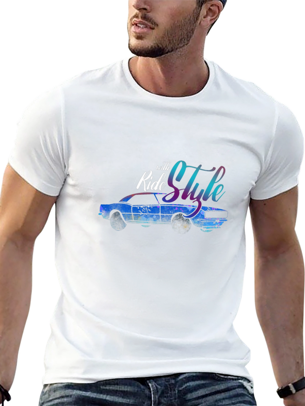 Ride with Style T-Shirt - Classic Car Design