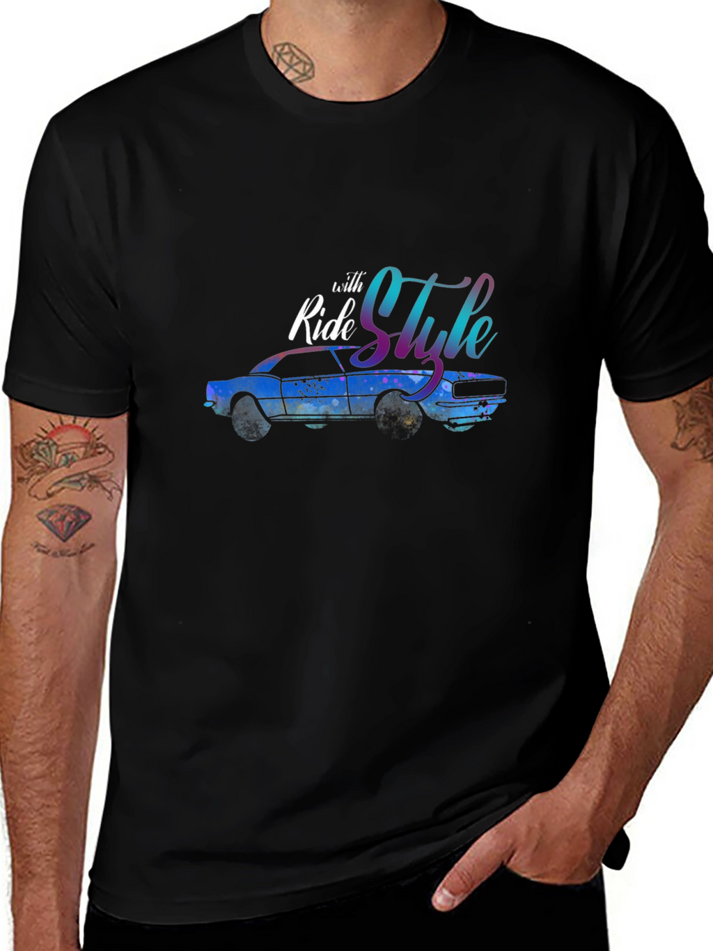 Ride with Style T-Shirt - Classic Car Design