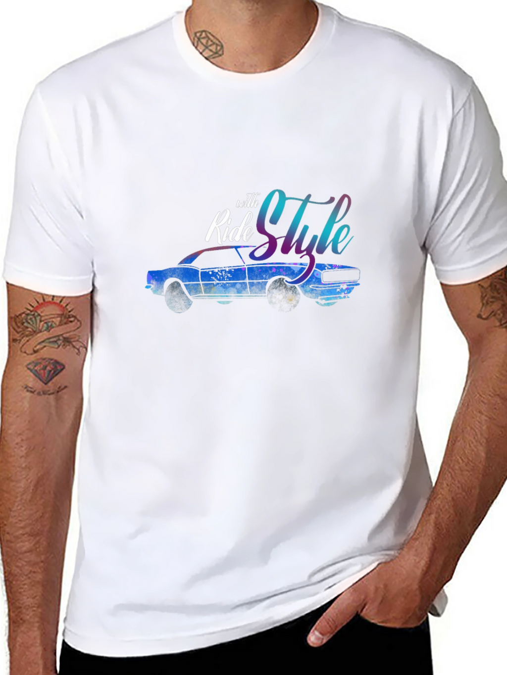 Ride with Style T-Shirt - Classic Car Design