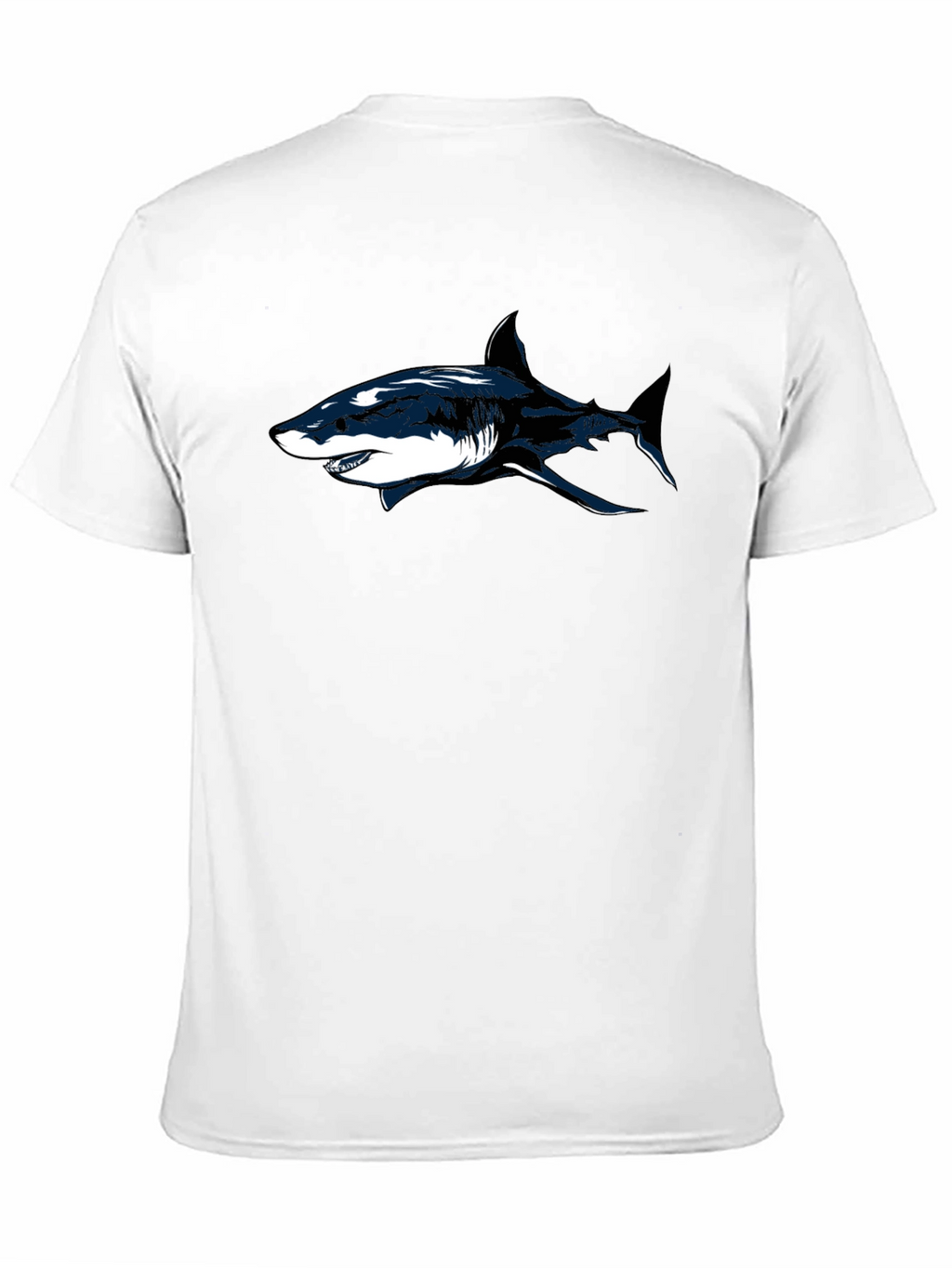 Shark Graphic Black T-Shirt - Cool Casual Tee