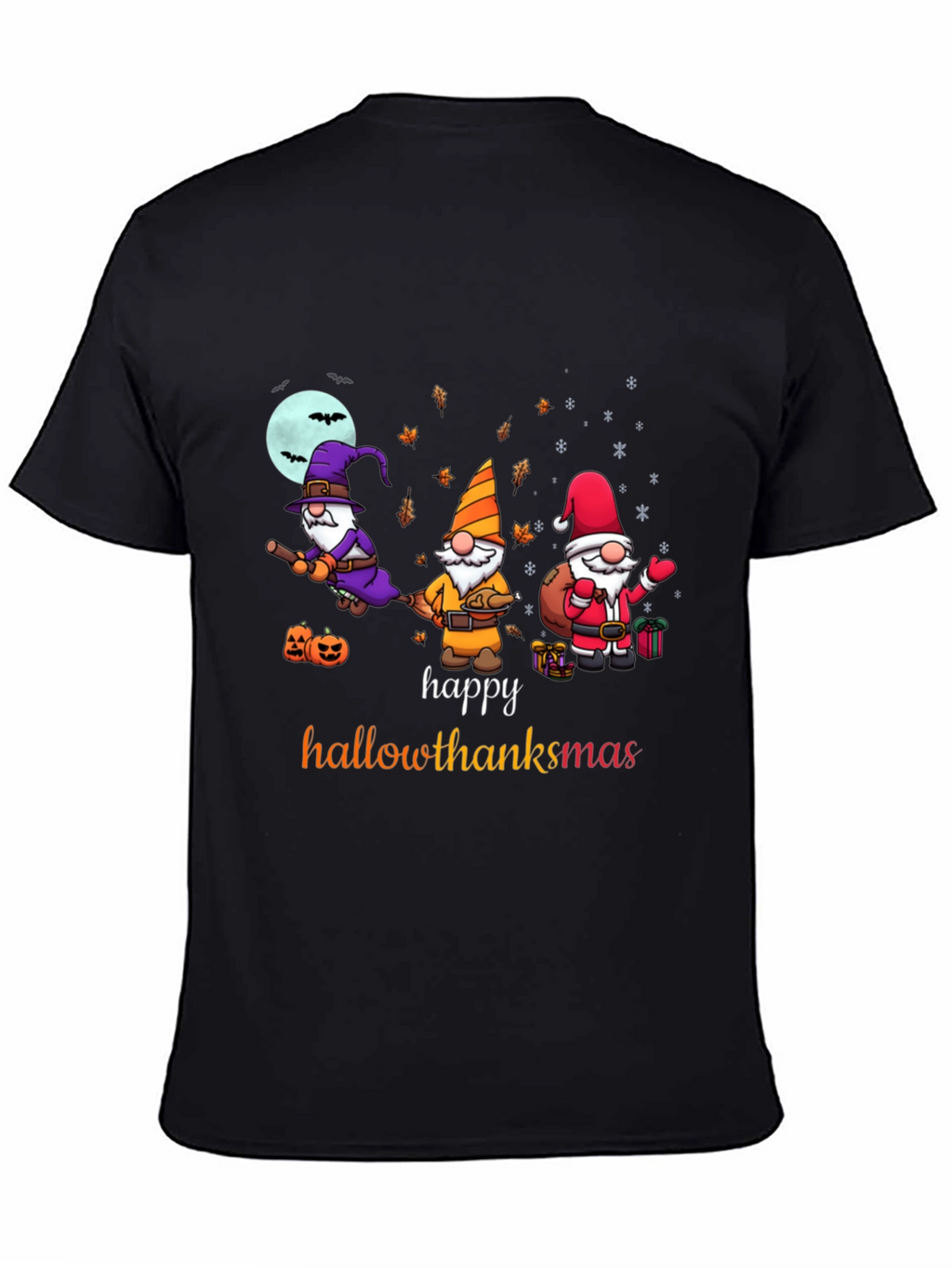 Happy Hallowthanksmas Graphic T-Shirt