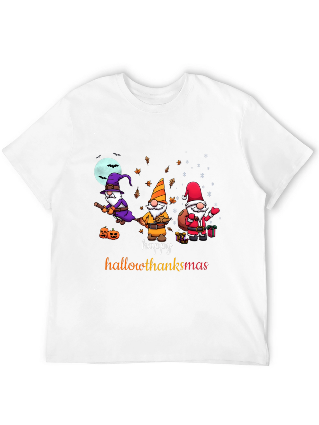 Happy Hallowthanksmas Graphic T-Shirt