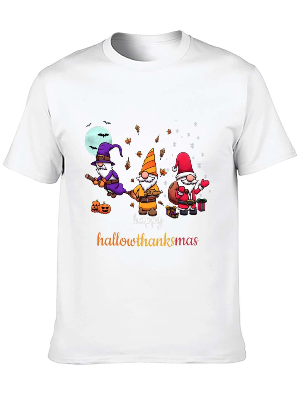Happy Hallowthanksmas Graphic T-Shirt