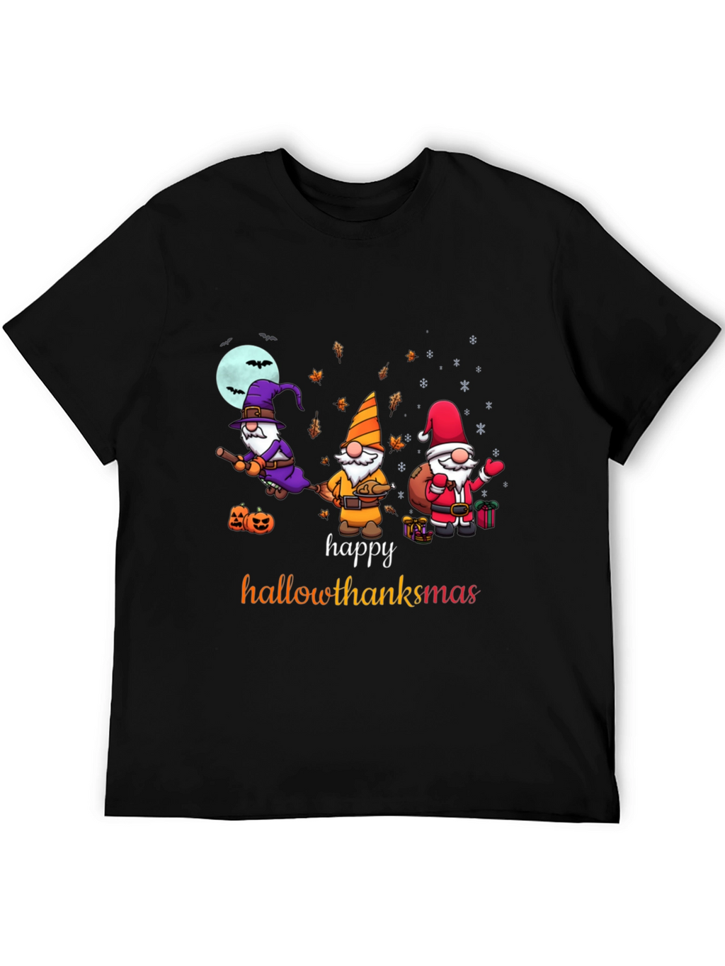 Happy Hallowthanksmas Graphic T-Shirt