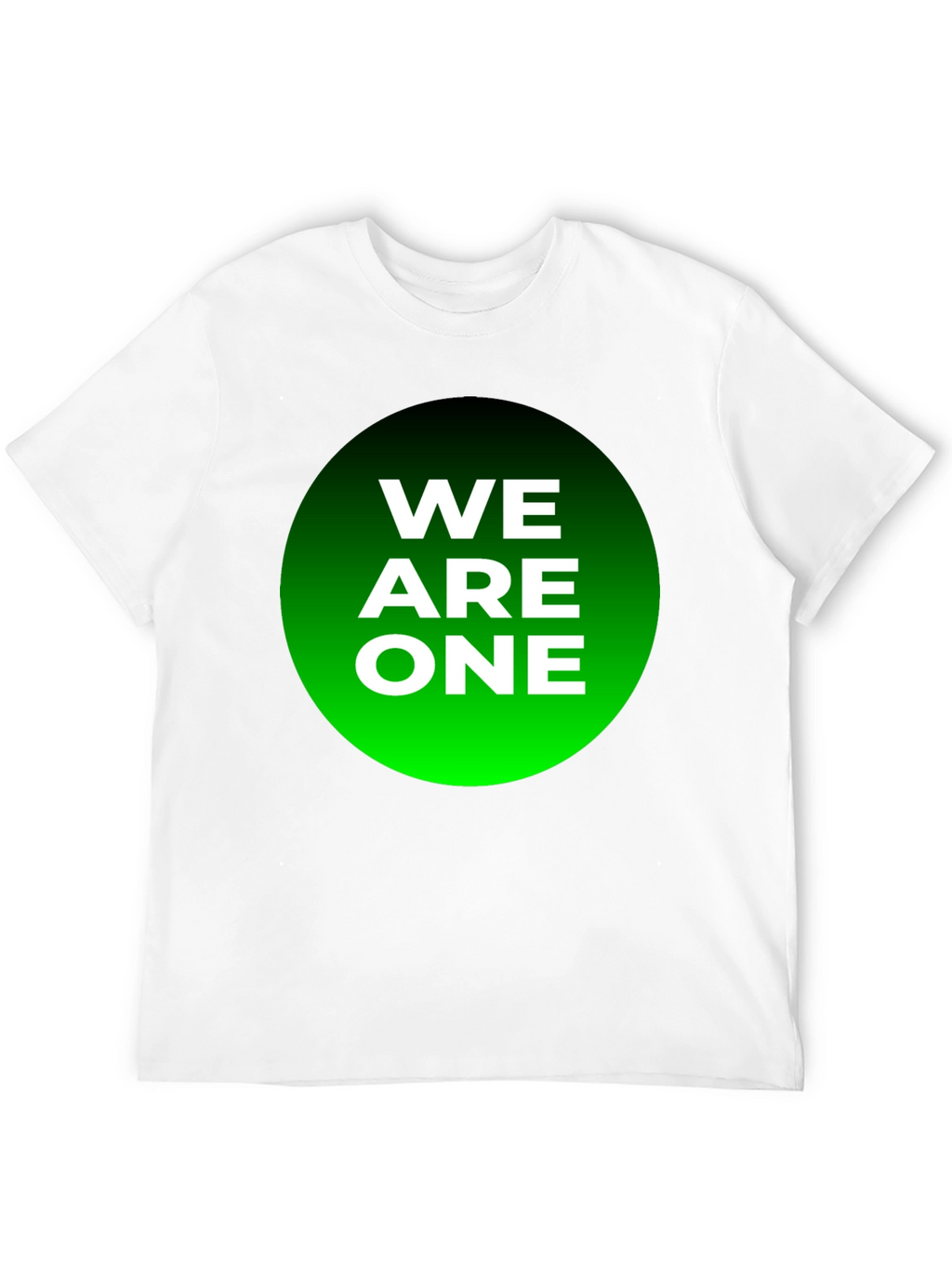 We Are One Graphic Tee - Black