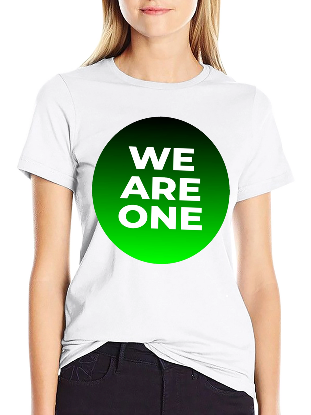 We Are One Graphic Tee - Black