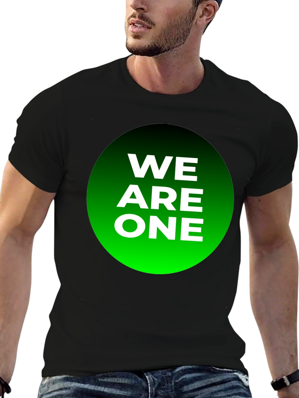 We Are One Graphic Tee - Black