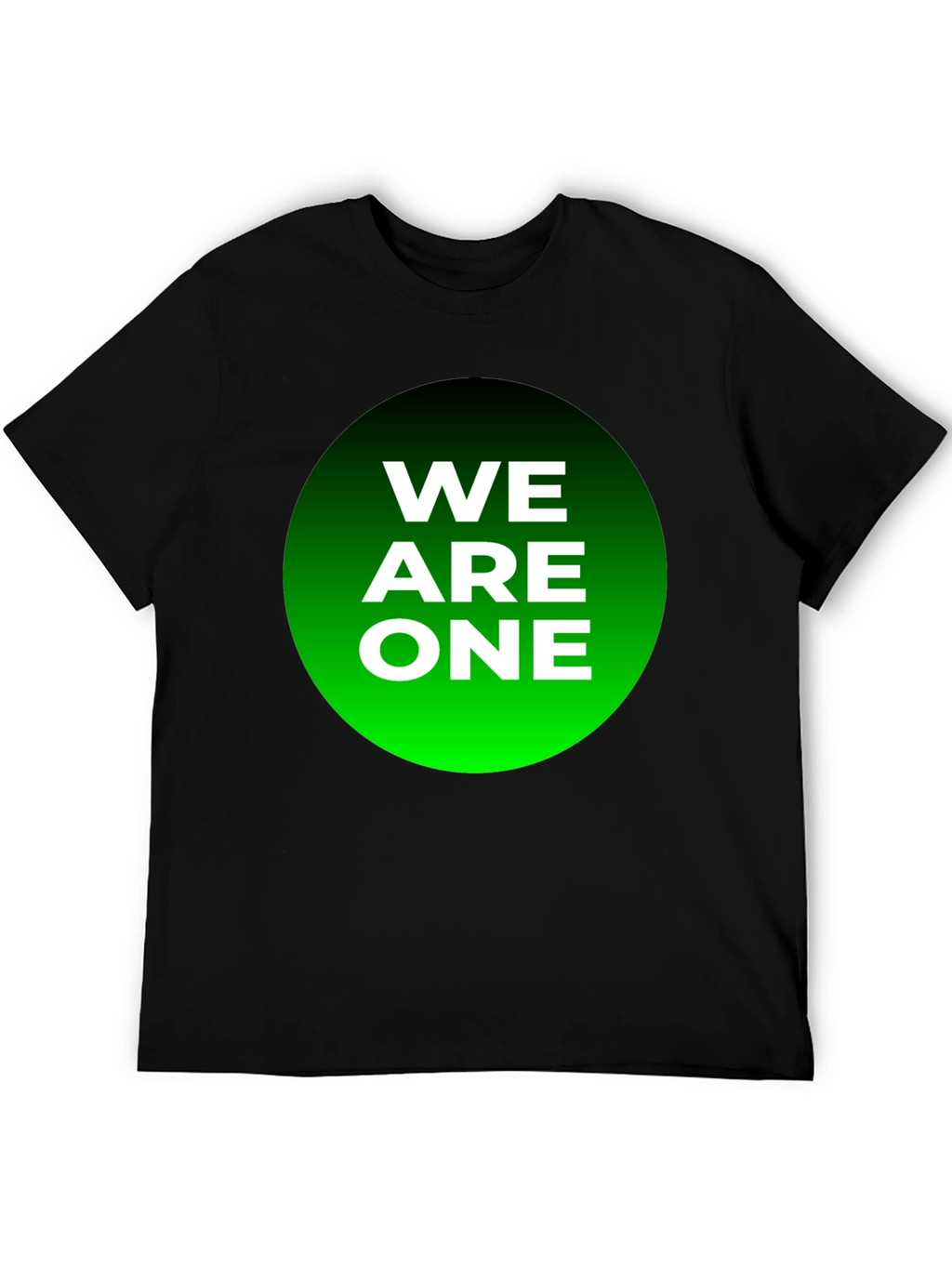 We Are One Graphic Tee - Black