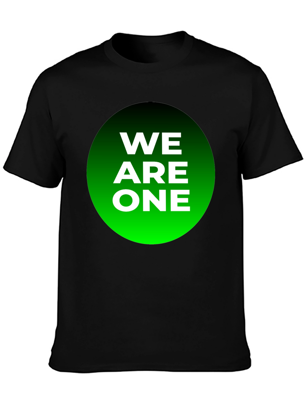 We Are One Graphic Tee - Black
