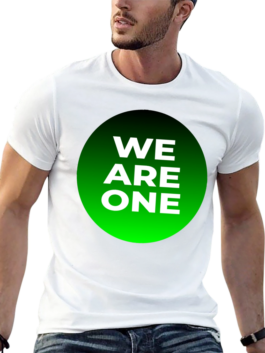 We Are One Graphic Tee - Black