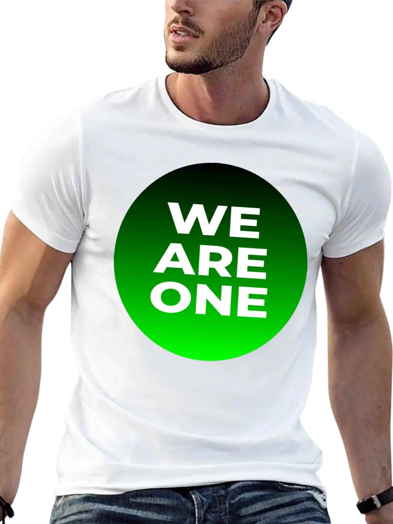 We Are One Graphic Tee - Black