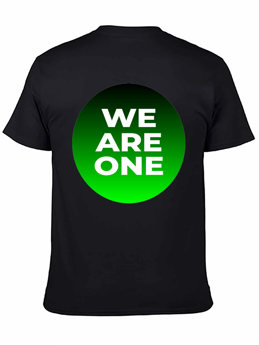 We Are One Graphic Tee - Black