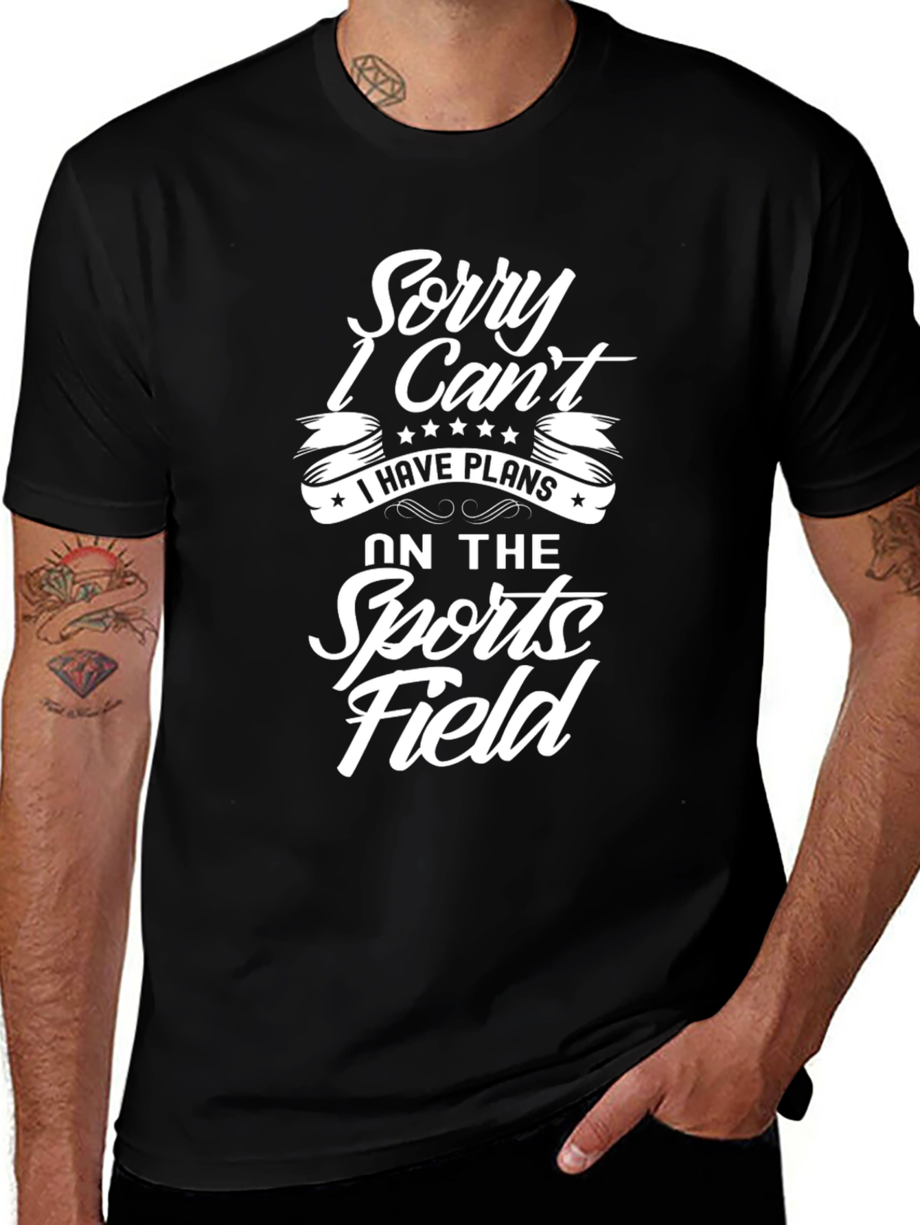 Sports Field T-Shirt - Sorry I Cant Tee