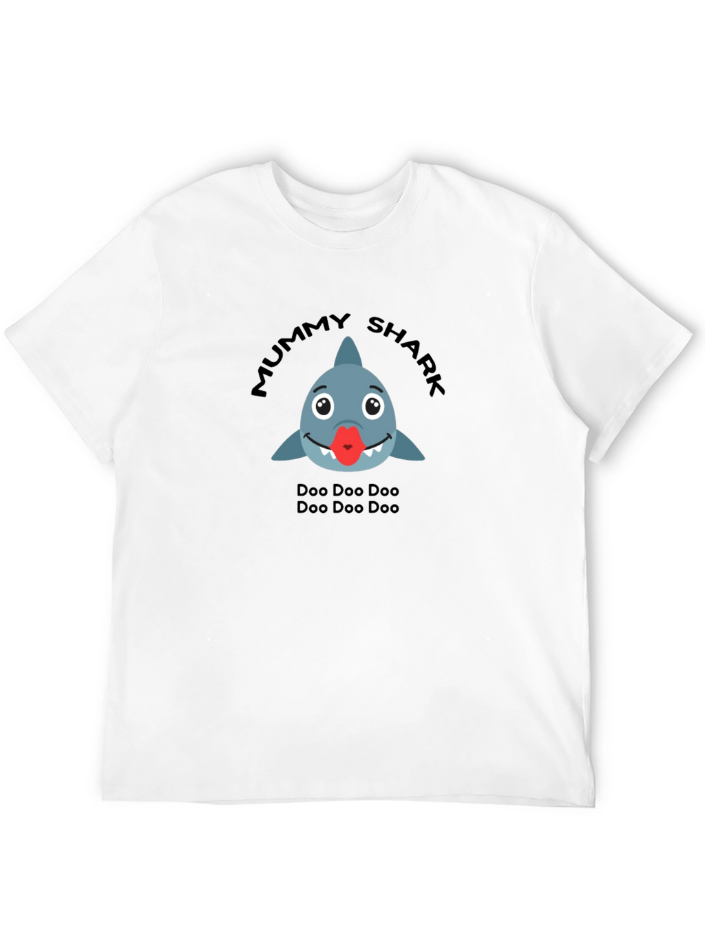 Mummy Shark Black T-Shirt