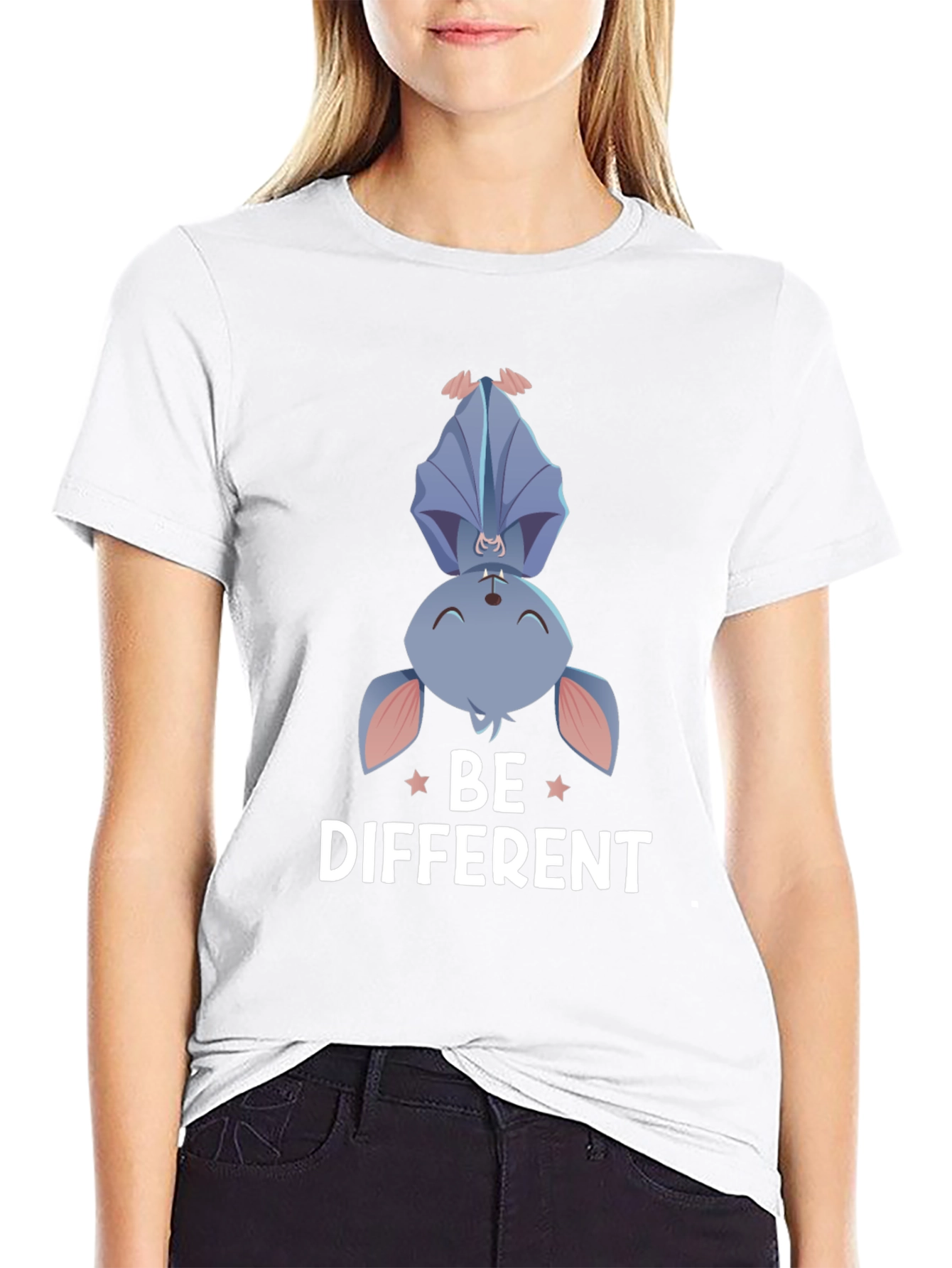 Be Different Bat Graphic T-Shirt