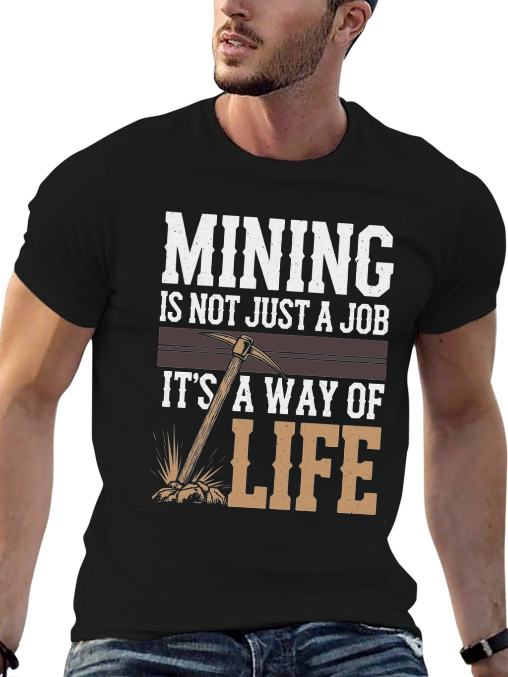 Mining is a Way of Life Graphic Tee