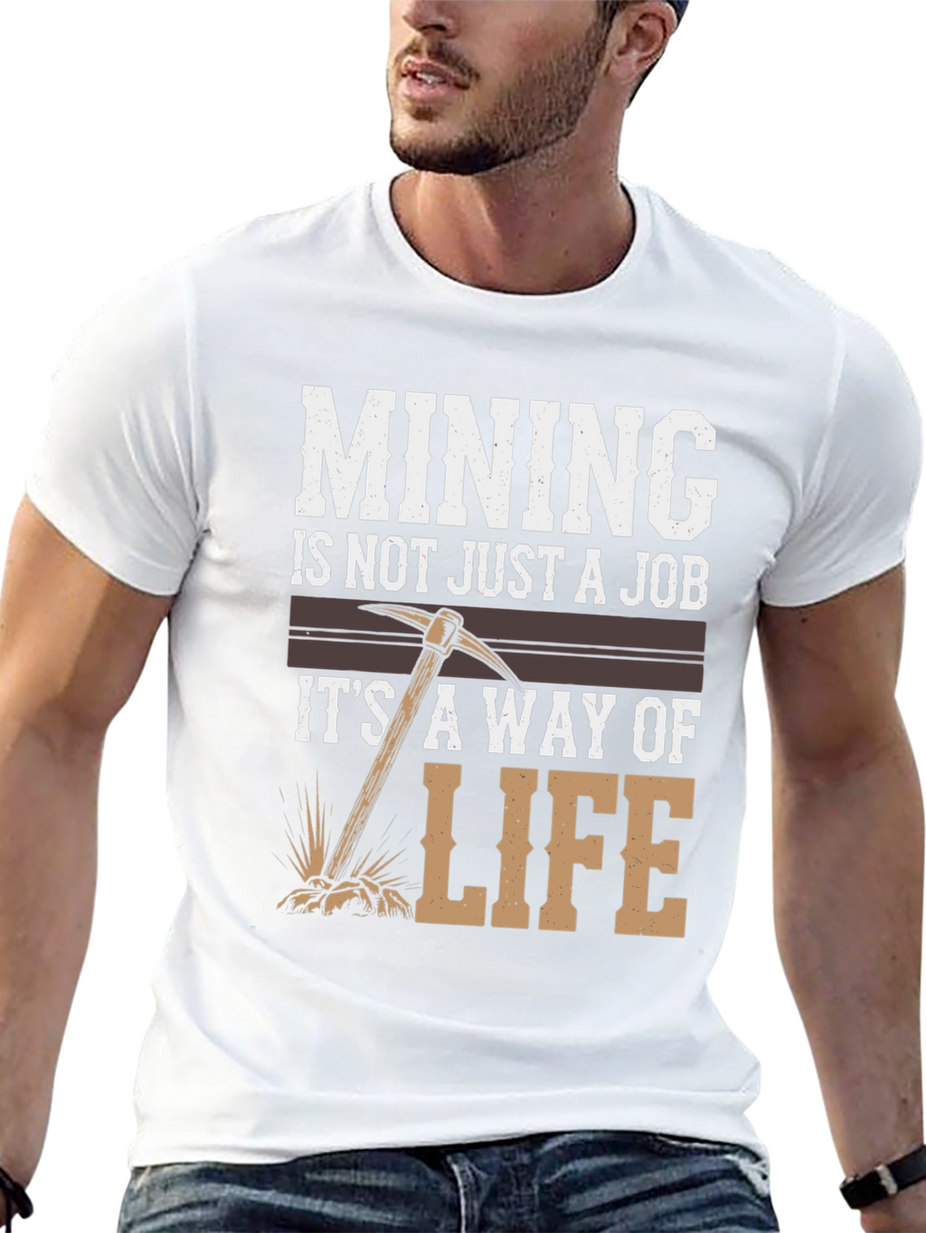 Mining is a Way of Life Graphic Tee