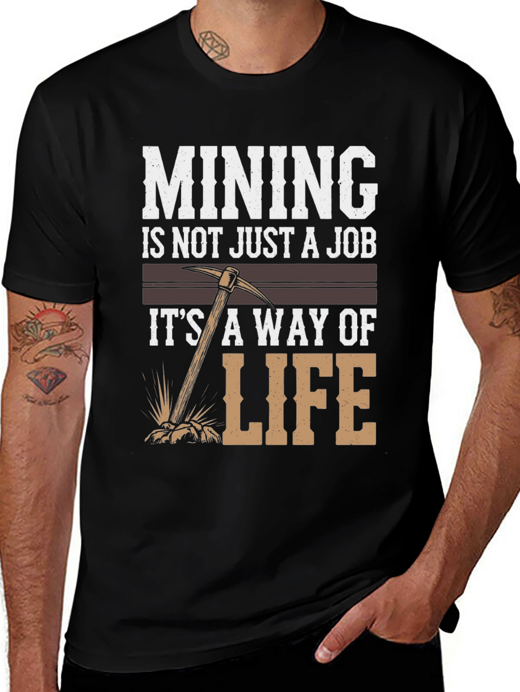 Mining is a Way of Life Graphic Tee