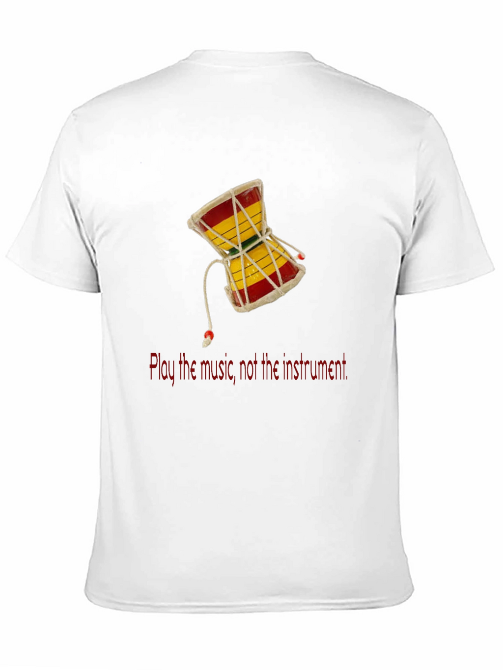 Play the Music T-Shirt - Damaru Drum Graphic Tee