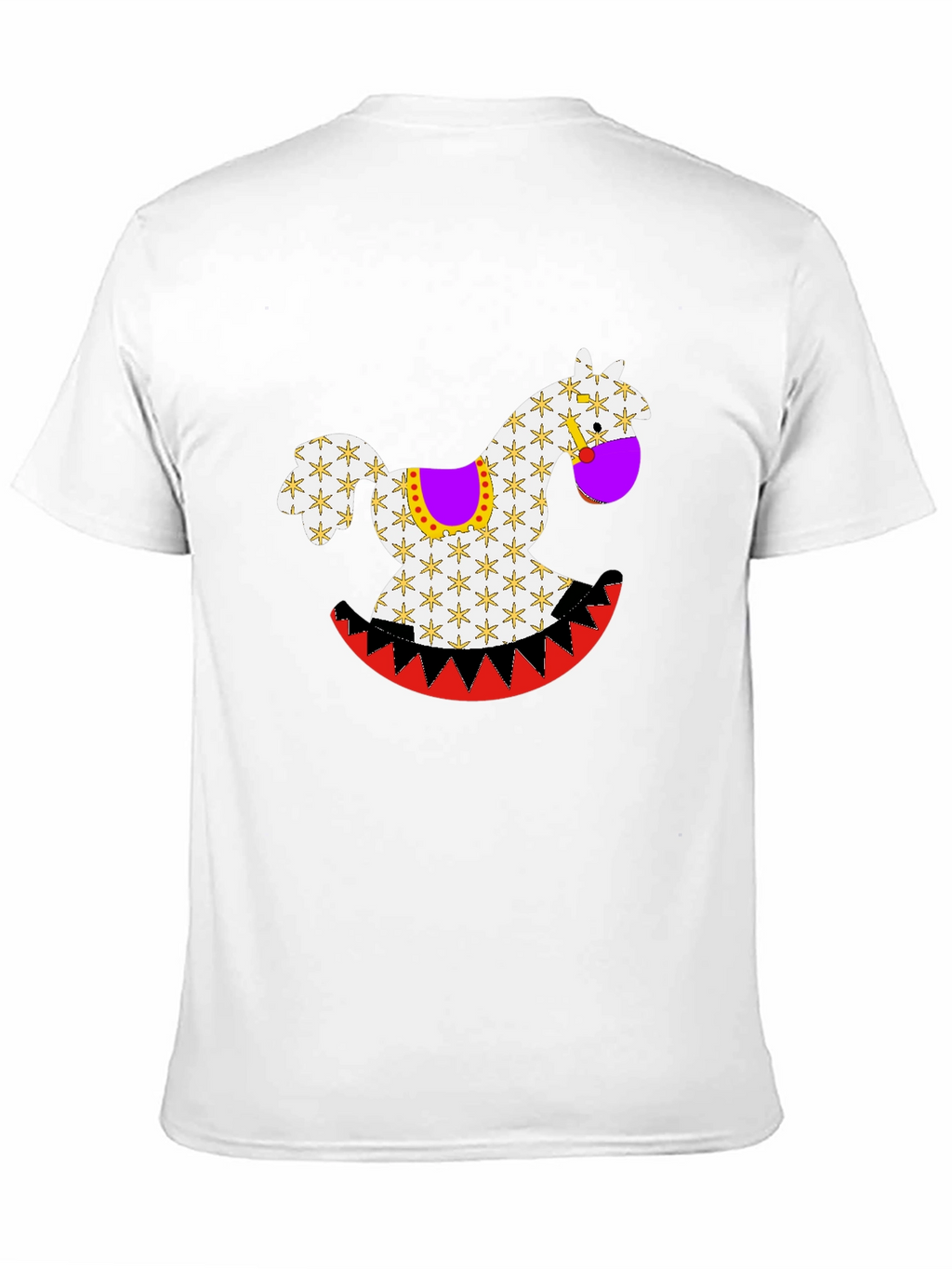 Rocking Horse Graphic Tee - Black Casual Shirt