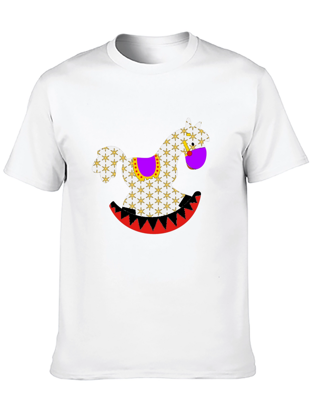 Rocking Horse Graphic Tee - Black Casual Shirt