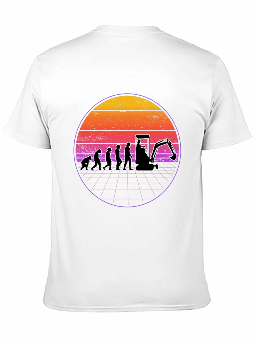 Evolution Excavator T-Shirt - Black Cotton Blend