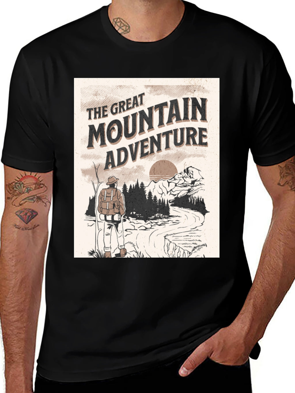 The Great Mountain Adventure Graphic Tee