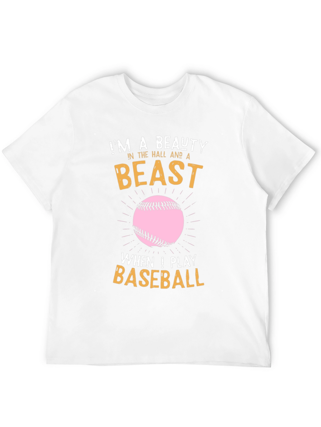Beauty & Beast Baseball Graphic Tee