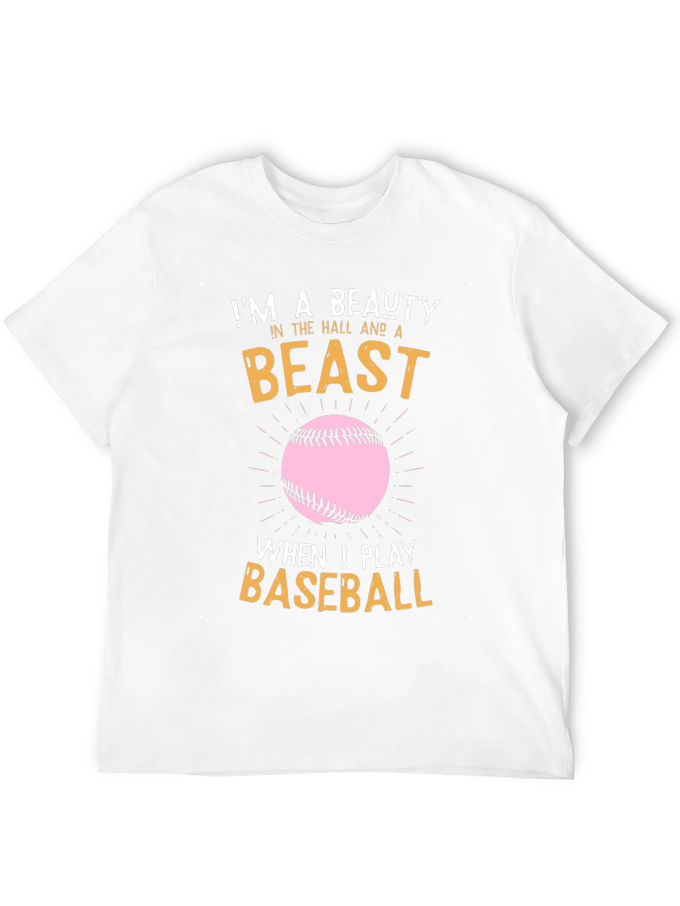 Beauty & Beast Baseball Graphic Tee